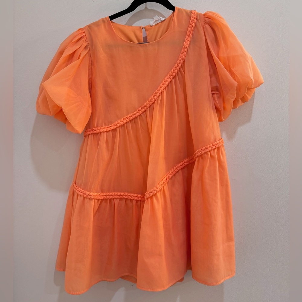 vestique orange dress